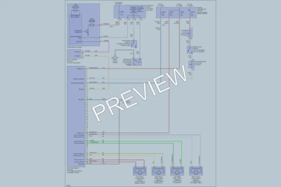 2005 Chrysler 2D Convertible Anti Lock Brakes wiring diagram preview