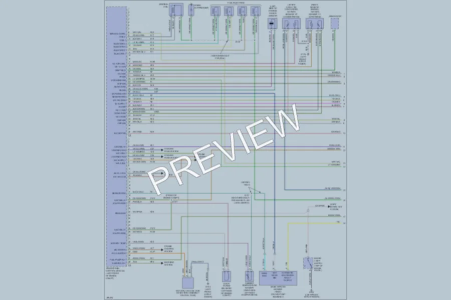 2005 Chrysler 2D Convertible Engine Performance wiring diagram preview