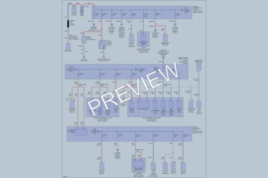 2005 Chrysler 2D Convertible Power Distribution wiring diagram preview