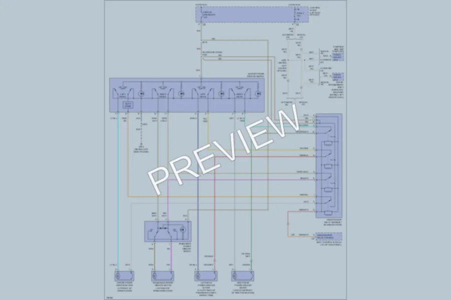 2005 Chrysler 2D Convertible Power Windows wiring diagram preview