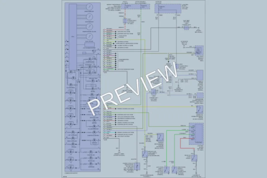 2005 Chrysler 2D Coupe Instrument Cluster wiring diagram preview