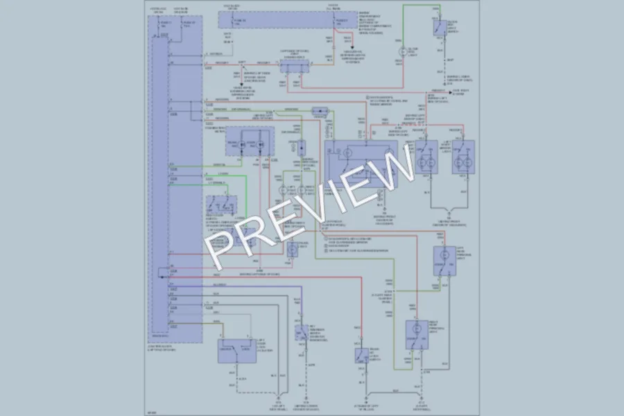 2005 Chrysler 2D Coupe Interior Lights wiring diagram preview