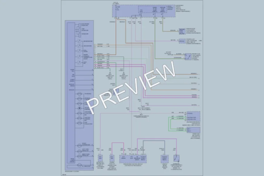 2005 Chrysler TownCountry Instrument Cluster wiring diagram preview