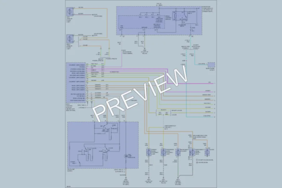 2005 Chrysler TownCountry Interior Lights wiring diagram preview