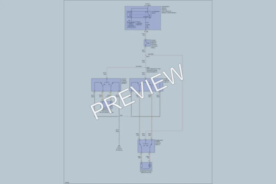2005 Chrysler TownCountry Power Windows wiring diagram preview