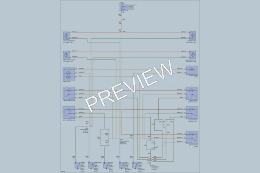 2005 Dodge 2500Sprinter Interior Lights wiring diagram preview