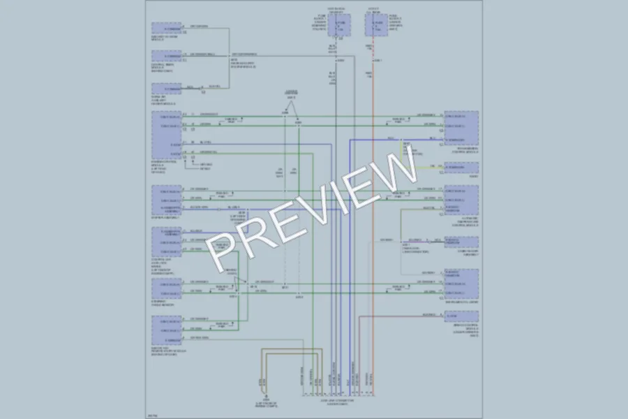 2005 Dodge 3500Sprinter Computer Data Lines wiring diagram preview