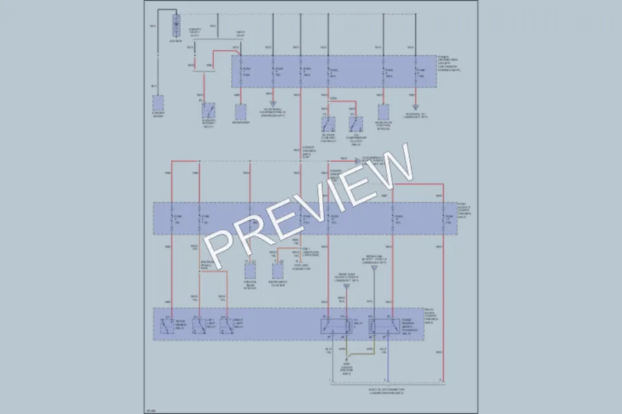 2005 Dodge 3500Sprinter Power Distribution wiring diagram preview