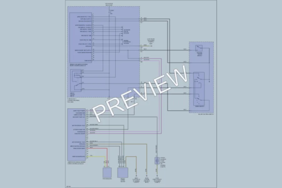 2005 Dodge 3500Sprinter Wiper Washer wiring diagram preview