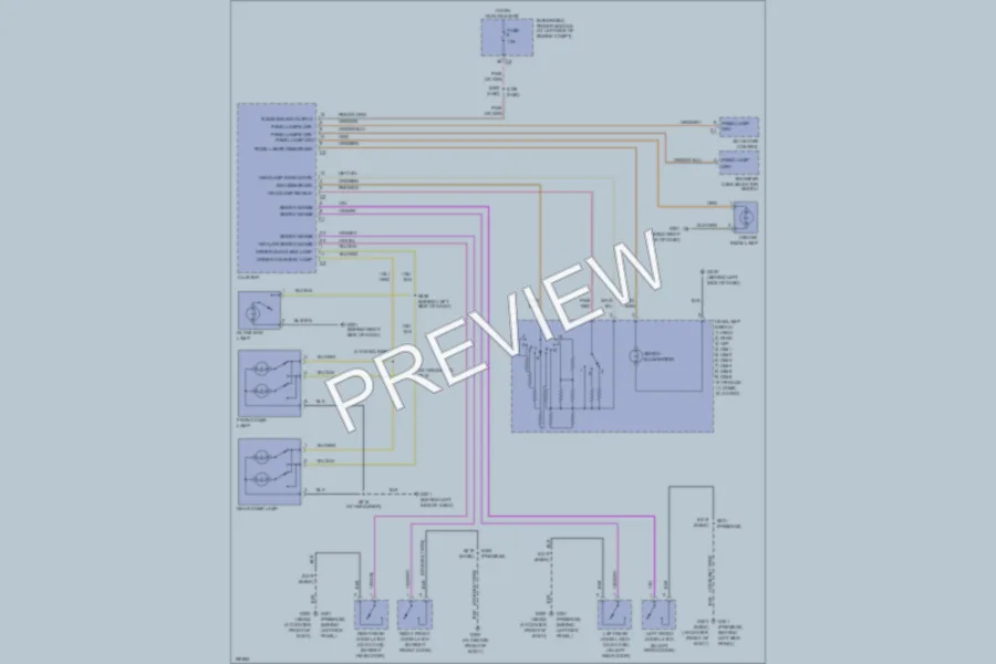 2005 Dodge Dakota Interior Lights wiring diagram preview