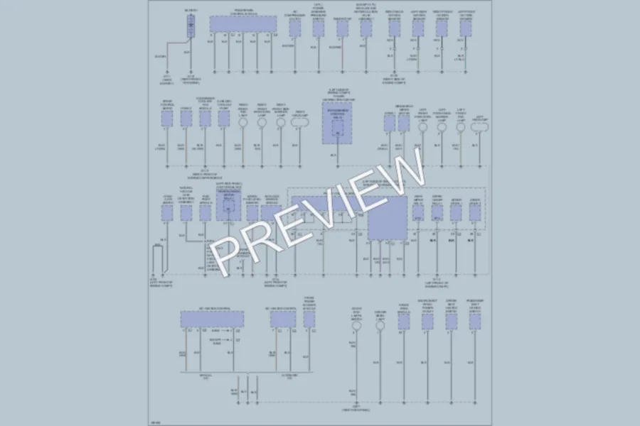 2005 Dodge Durango Ground Distribution wiring diagram preview