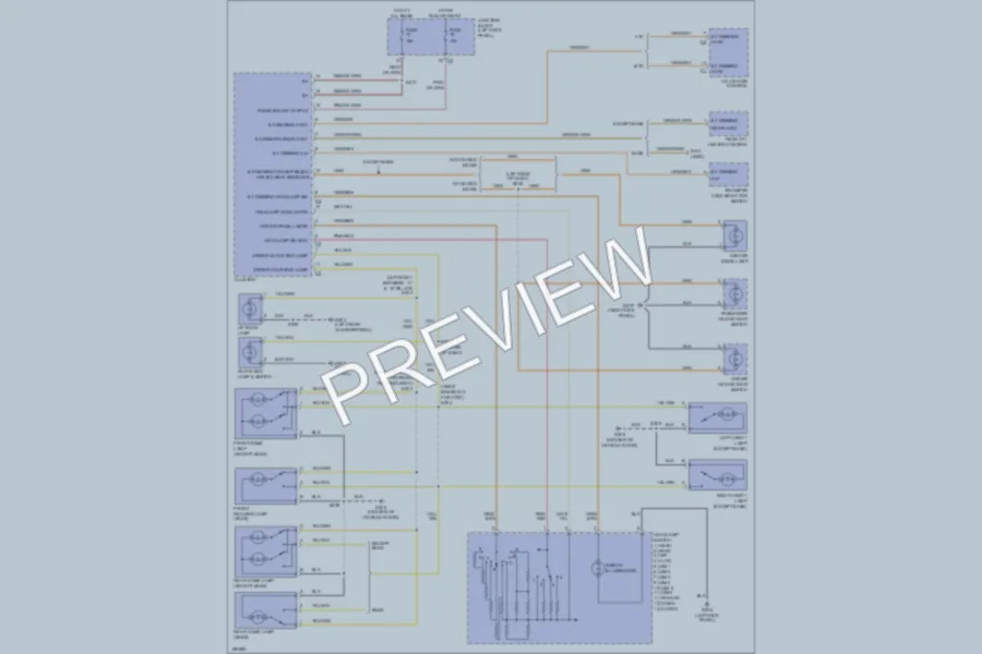 2005 Dodge Durango Interior Lights wiring diagram preview