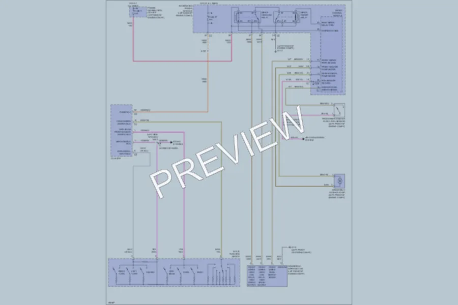 2005 Dodge Durango Wiper Washer wiring diagram preview