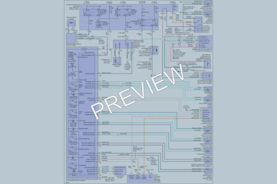 2005 Dodge GrandCaravan Air Conditioning wiring diagram preview