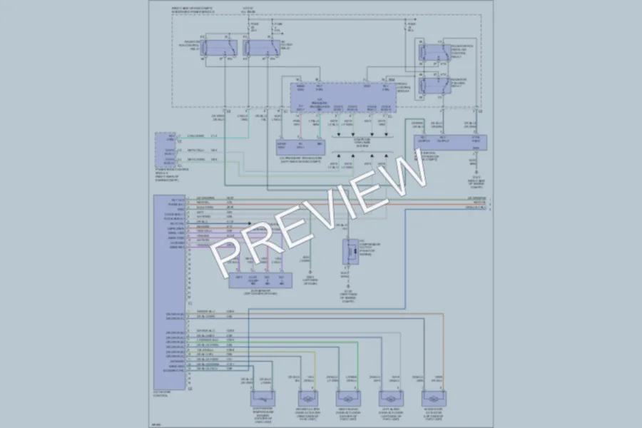 2005 Dodge Magnum Air Conditioning wiring diagram preview