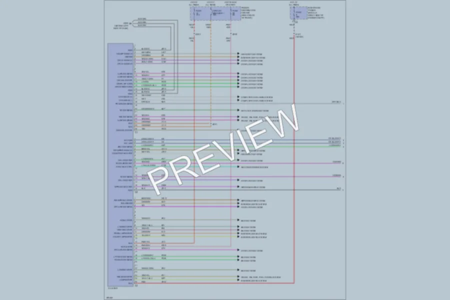 2005 Dodge Magnum Instrument Cluster wiring diagram preview