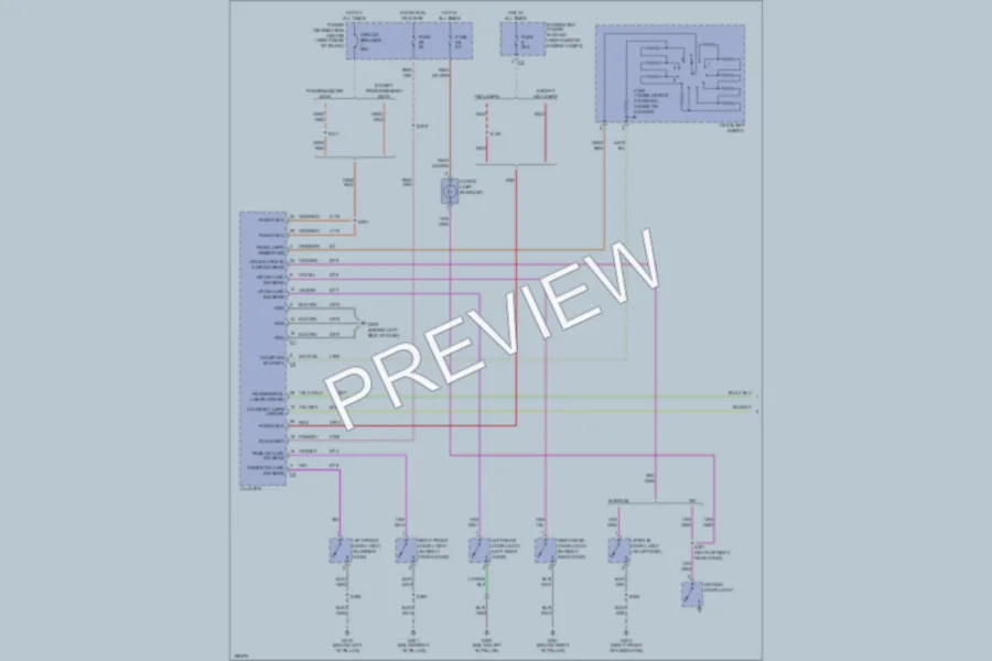 2005 Dodge Magnum Interior Lights wiring diagram preview