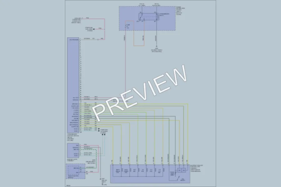 2005 Dodge Magnum Transmission wiring diagram preview