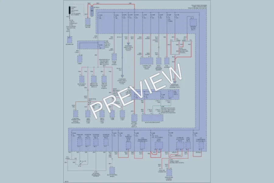 2005 Dodge Neon Power Distribution wiring diagram preview