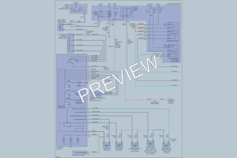 2005 Dodge R2500 Air Conditioning wiring diagram preview
