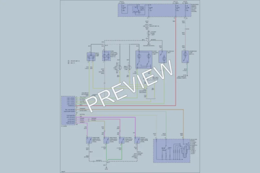 2005 Dodge R2500 Interior Lights wiring diagram preview