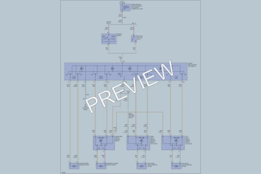 2005 Dodge R3500 Power Windows wiring diagram preview