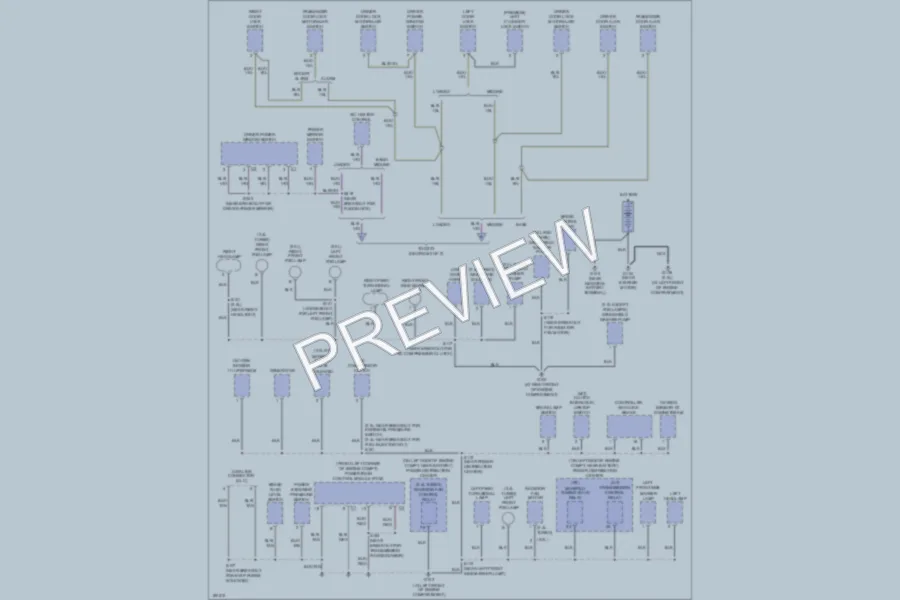 2005 Dodge SX20 Ground Distribution wiring diagram preview
