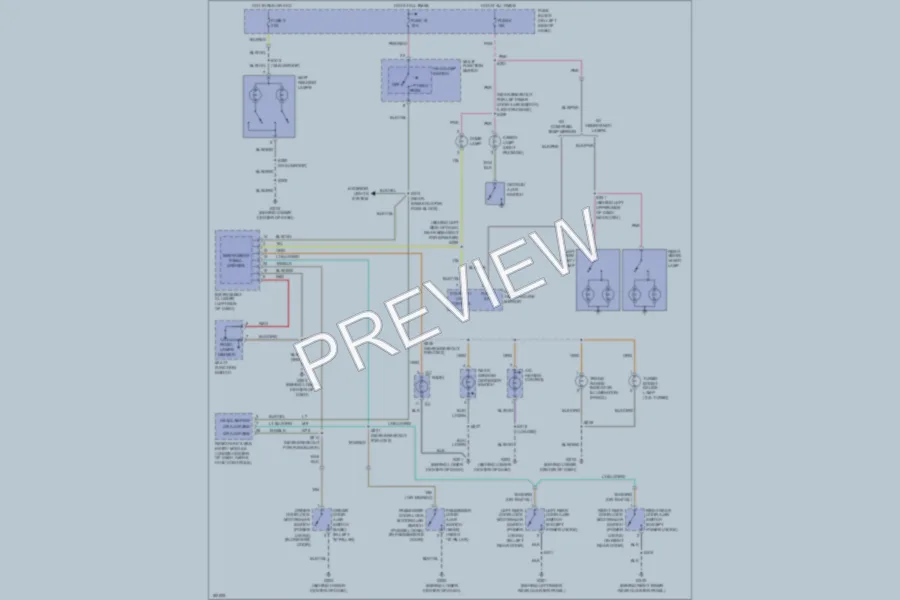 2005 Dodge SX20 Interior Lights wiring diagram preview
