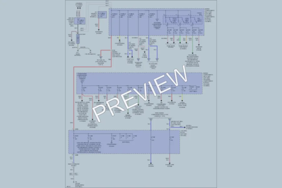 2005 Dodge 2D Coupe Power Distribution wiring diagram preview