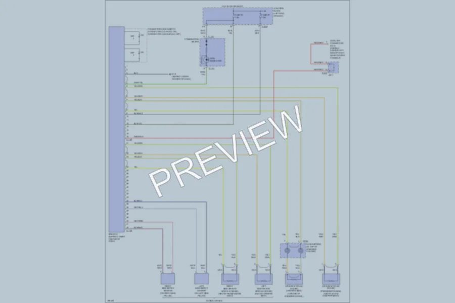 2005 Dodge 2D Coupe Supplemental Restraints wiring diagram preview