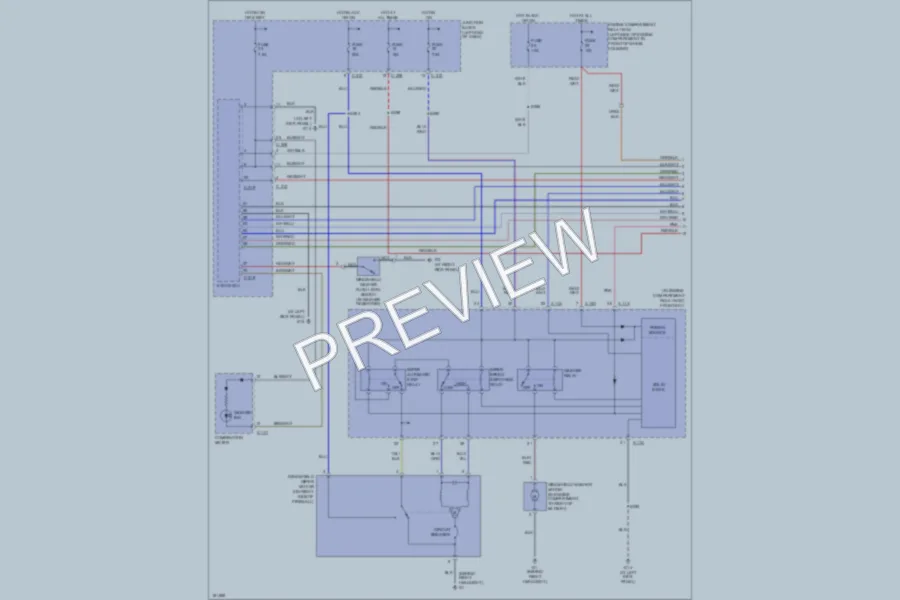 2005 Dodge 2D Coupe Wiper Washer wiring diagram preview