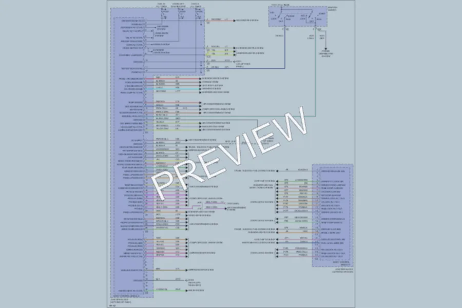 2005 Dodge 4D Sedan Body Control Modules wiring diagram preview