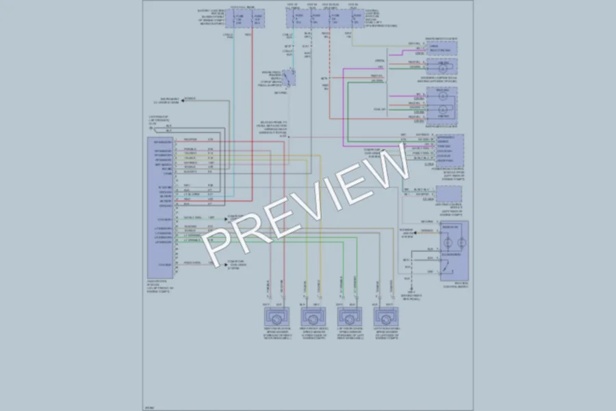 2005 Ford CrownVictoria Anti Lock Brakes wiring diagram preview