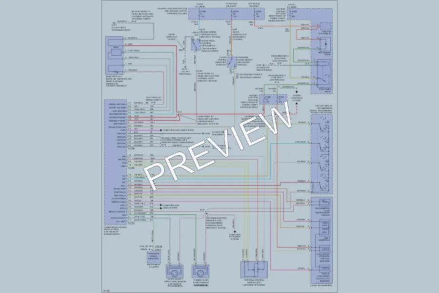 2005 Ford CrownVictoria Transmission wiring diagram preview