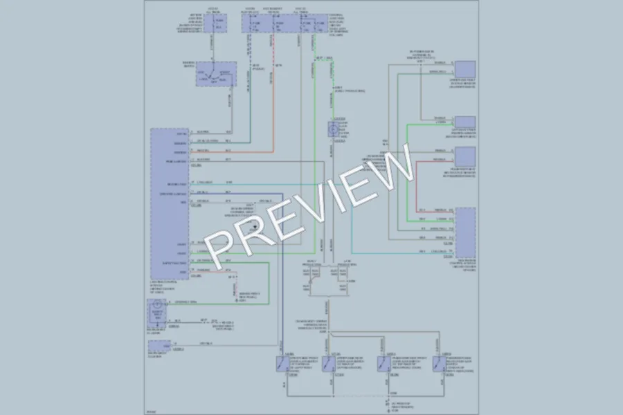 2005 Ford CrownVictoria Warning Systems wiring diagram preview
