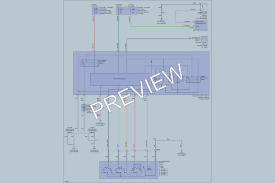 2005 Ford CrownVictoria Wiper Washer wiring diagram preview