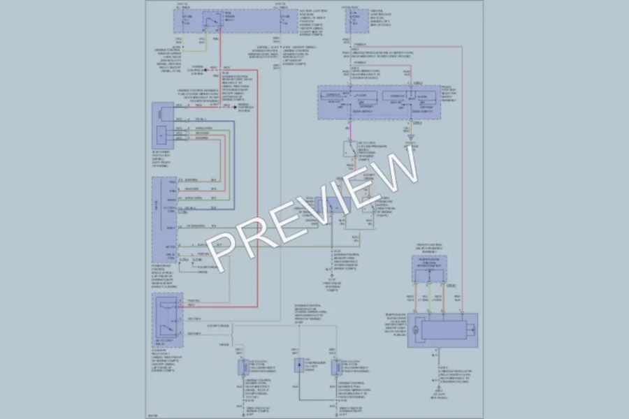2005 Ford E250 Air Conditioning wiring diagram preview