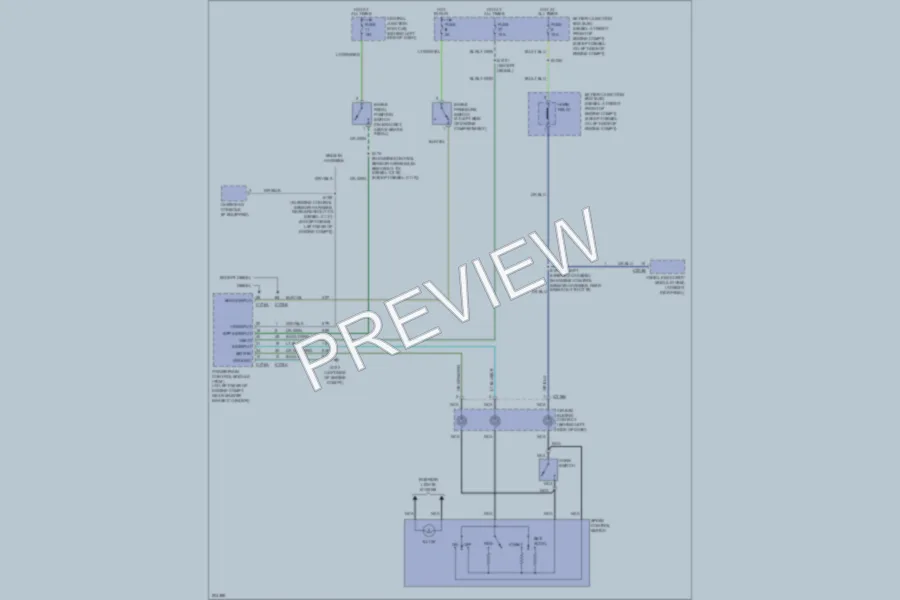 2005 Ford E250 Cruise Control wiring diagram preview