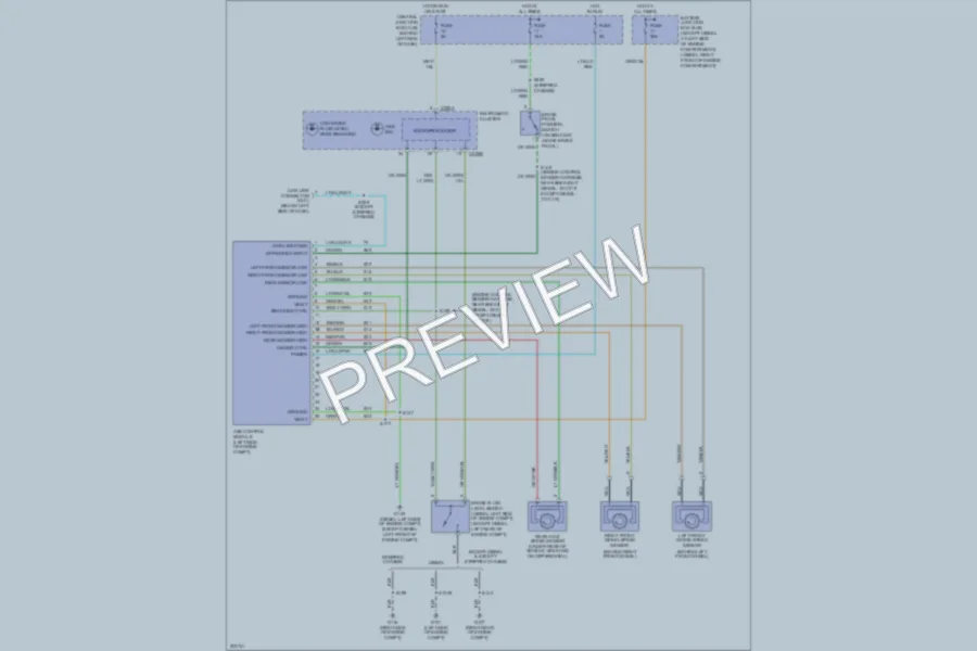 2005 Ford E450Econoline Anti Lock Brakes wiring diagram preview