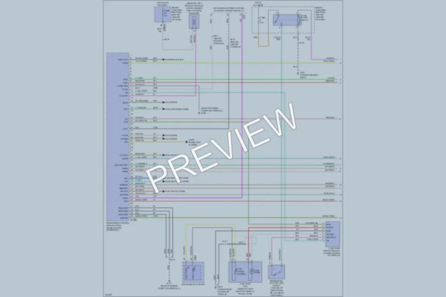2005 Ford Escape Engine Performance wiring diagram preview