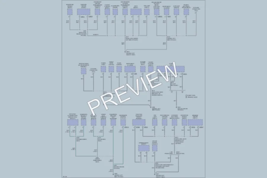 2005 Ford Escape Ground Distribution wiring diagram preview