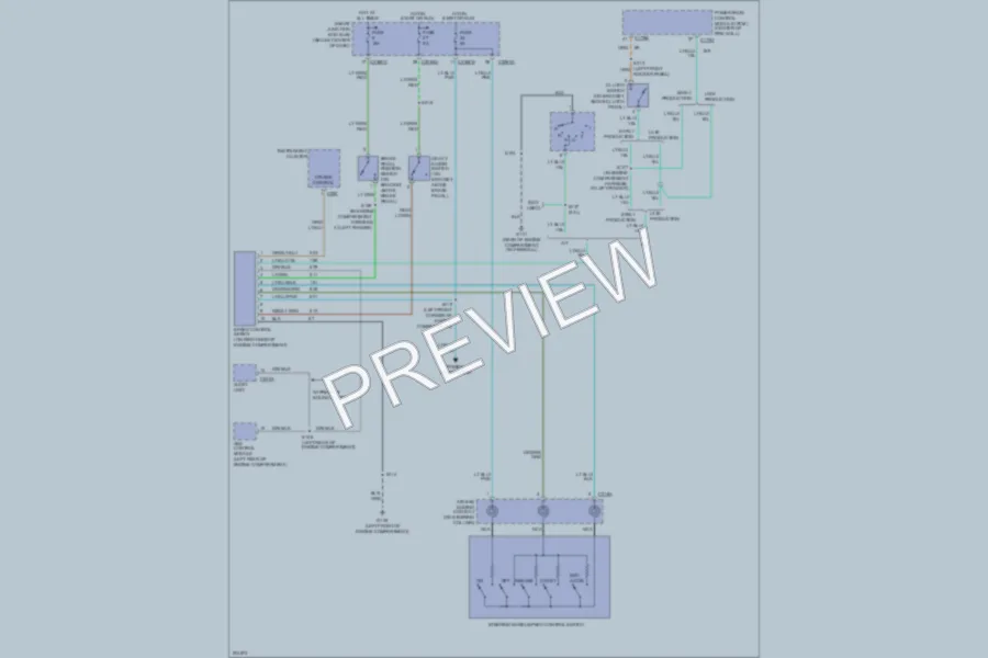 2005 Ford EscapeHybrid Cruise Control wiring diagram preview