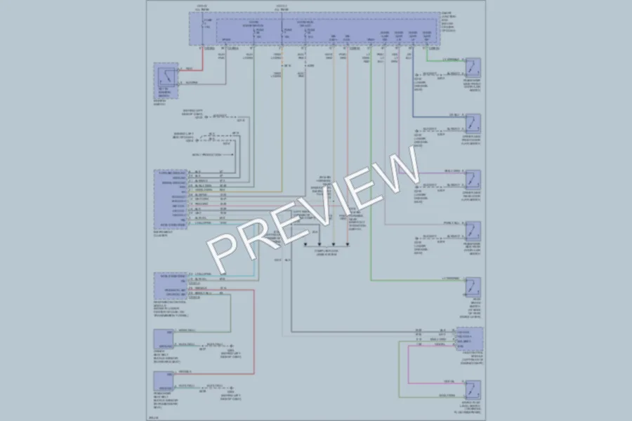 2005 Ford EscapeHybrid Warning Systems wiring diagram preview