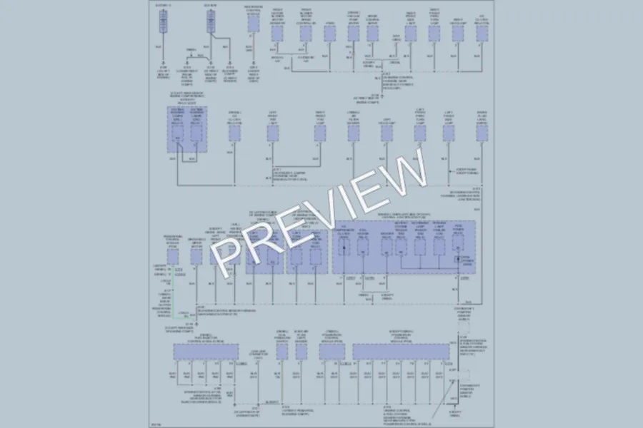 2005 Ford Excursion Ground Distribution wiring diagram preview