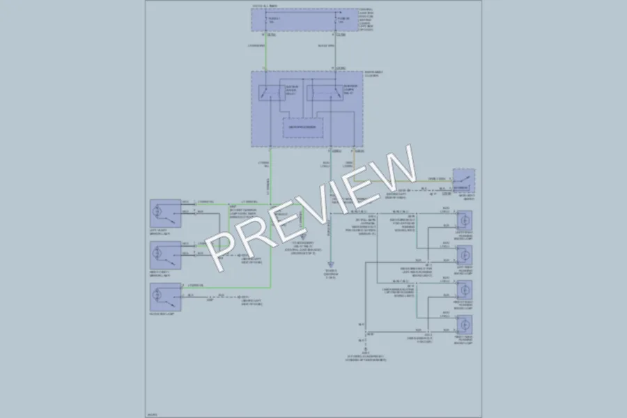 2005 Ford Excursion Interior Lights wiring diagram preview