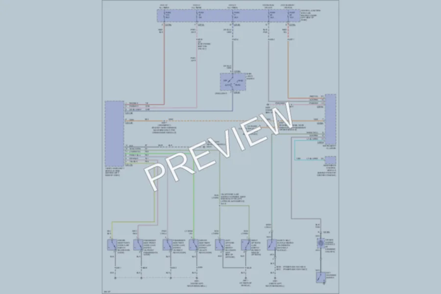 2005 Ford Excursion Warning Systems wiring diagram preview