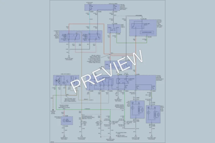 2005 Ford Expedition Headlights wiring diagram preview