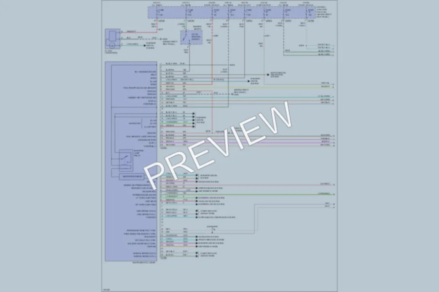 2005 Ford Expedition Instrument Cluster wiring diagram preview