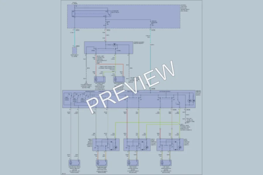 2005 Ford Expedition Power Windows wiring diagram preview
