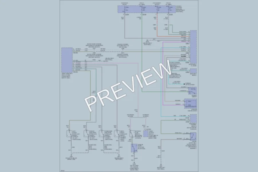 2005 Ford Expedition Warning Systems wiring diagram preview